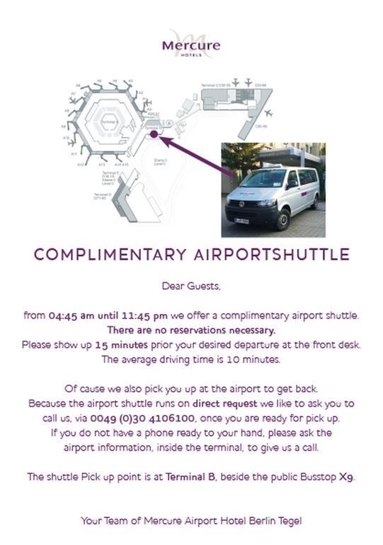 Mercure Airport Hotel Berlin Tegel Εξωτερικό φωτογραφία